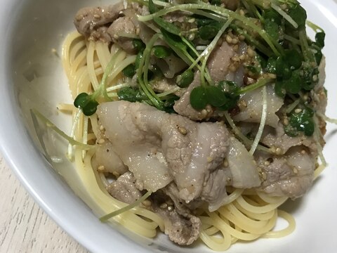 豚しゃぶ和風パスタ